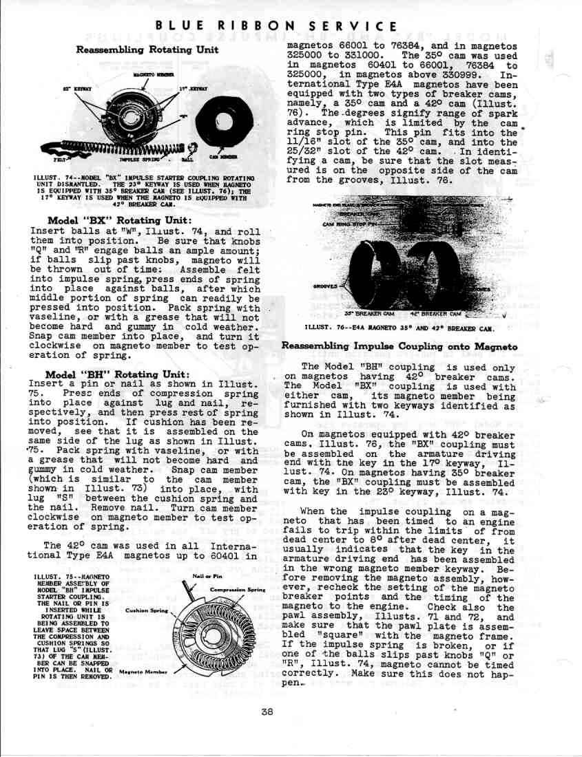 GSS-5035 Service Manual Magnetos
